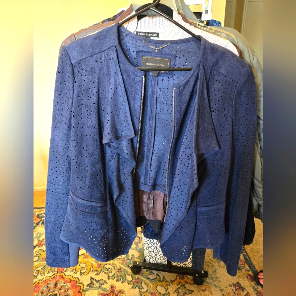 BCBG Maxazria perforated jacket